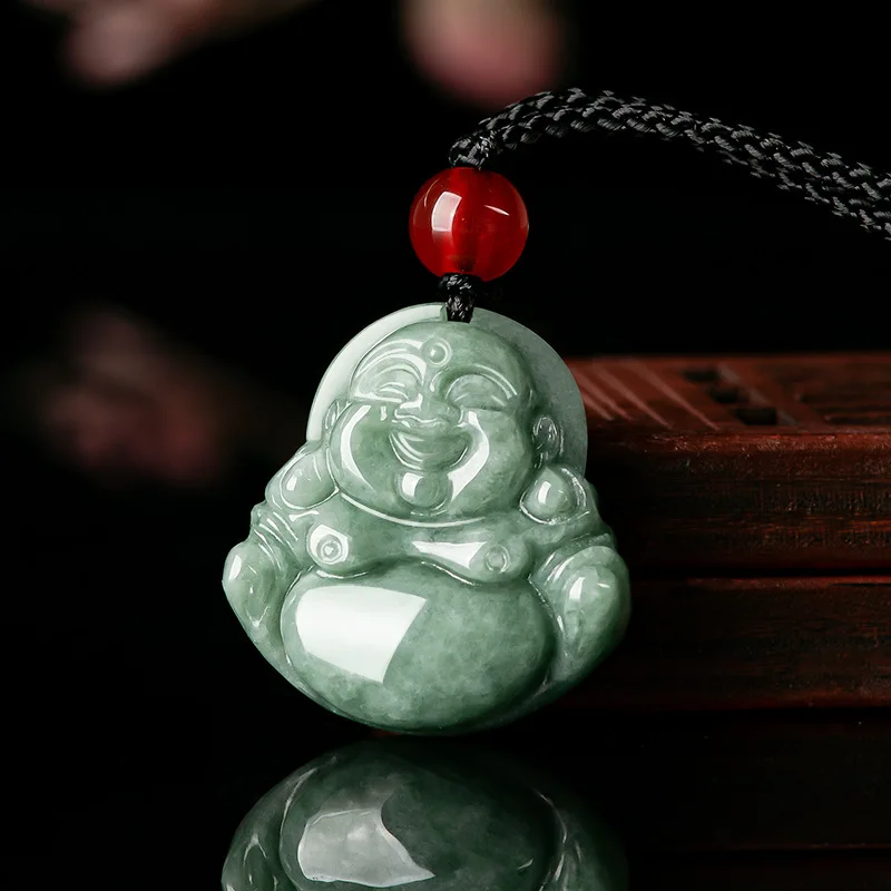 Women'S Fashion Jewellery - Zielony birmański jadeit wisiorek kamienie szlachetne