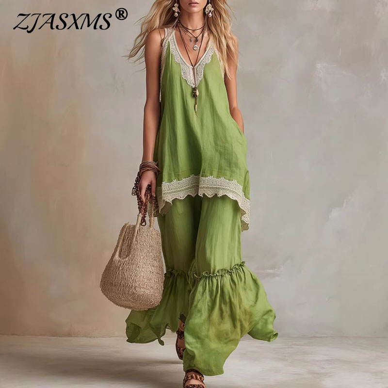 Damski Komplet z Koronkowymi W – Lace Trim Cami recenzja i cena