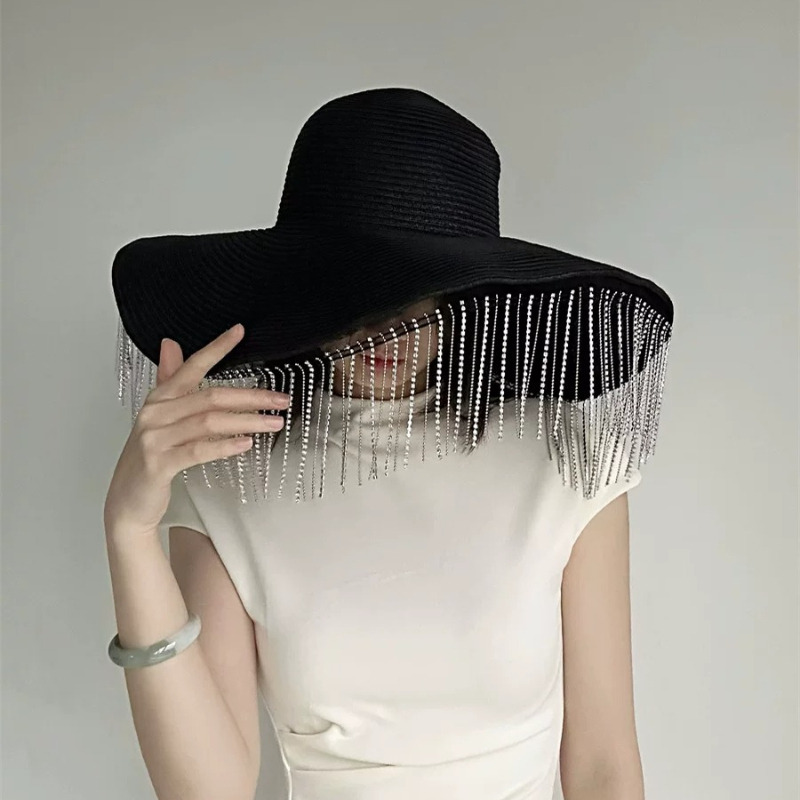 Słomkowy kapelusz z dużym rond – Women Fashion Photoshoot recenzja i cena