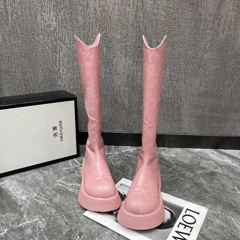 Damskie Nowe Proste Botki na P – Women'S Fashion Knee High Boots recenzja i cena