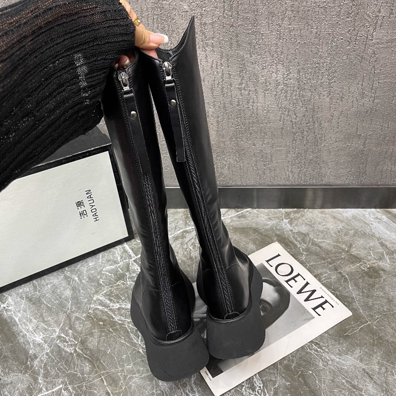 Damskie Nowe Proste Botki na P – Women'S Fashion Knee High Boots recenzja i cena
