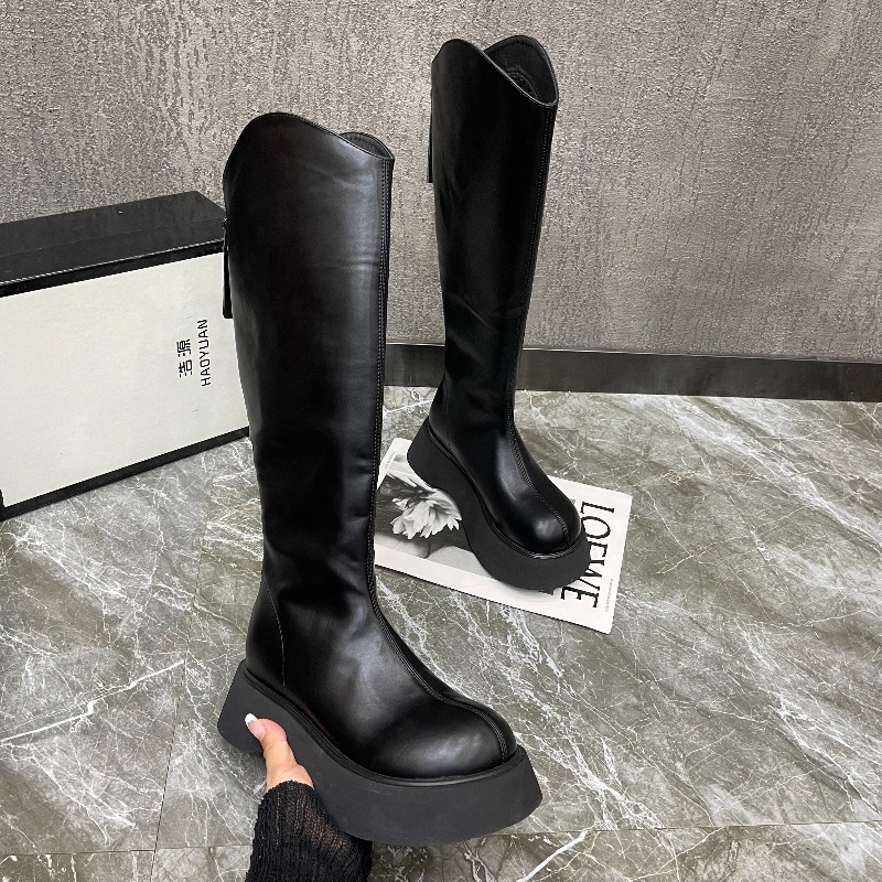 Damskie Nowe Proste Botki na P – Women'S Fashion Knee High Boots recenzja i cena