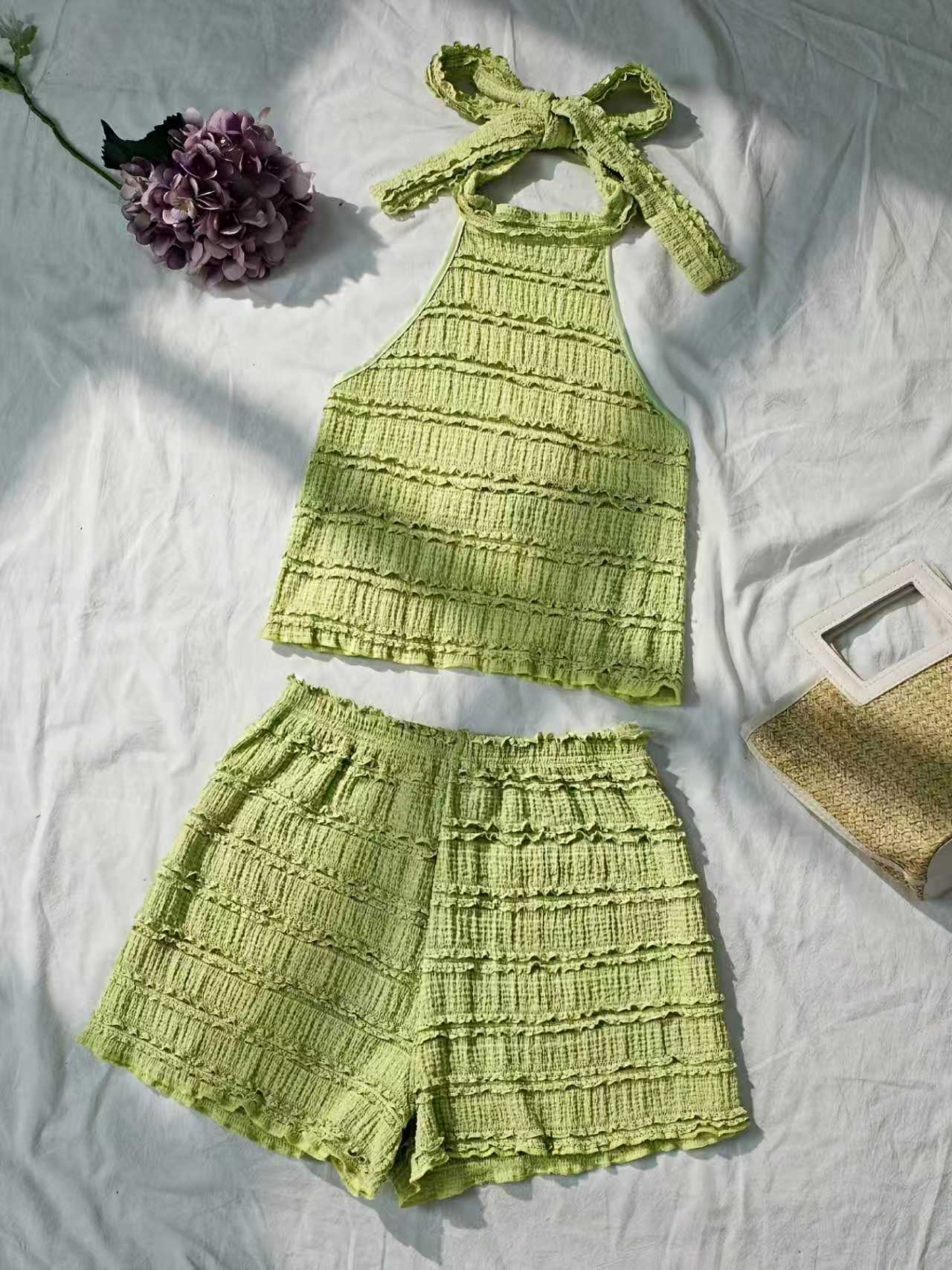 Damski letni zestaw w stylu eu – Lace Trim Cami recenzja i cena