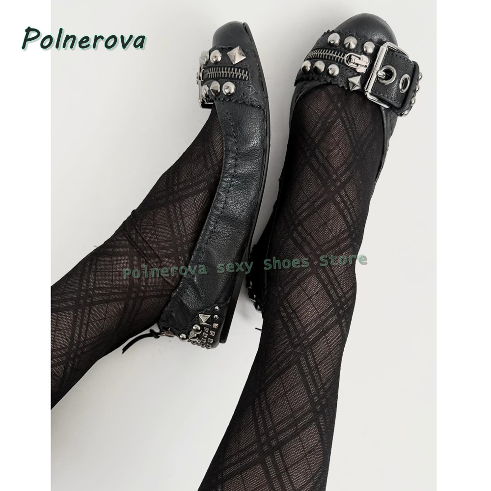 Buty Mary Jane z nitowaną klam – Women'S Fashion Shoes recenzja i cena