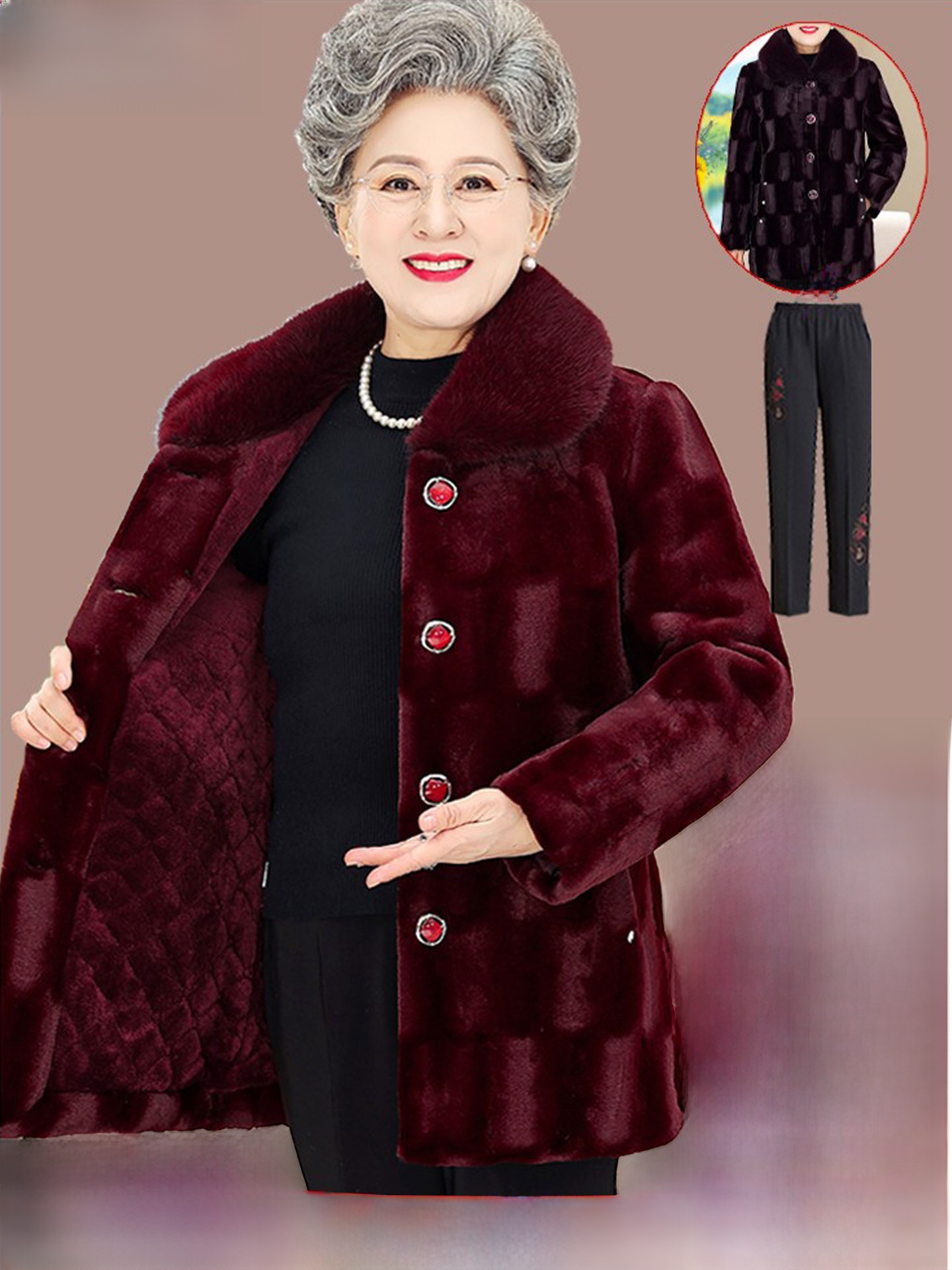 Gruby, średniej długości płasz – Women Fashion Over The Years recenzja i cena